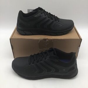 Shoes For Crews Stride Mens Size 9.5 Black Slip Resistant Work Sneakers NEW